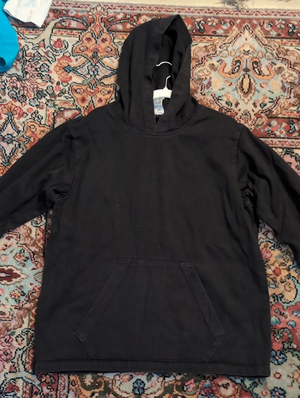Jungmaven Black Pullover Hoodie Sweatshirt